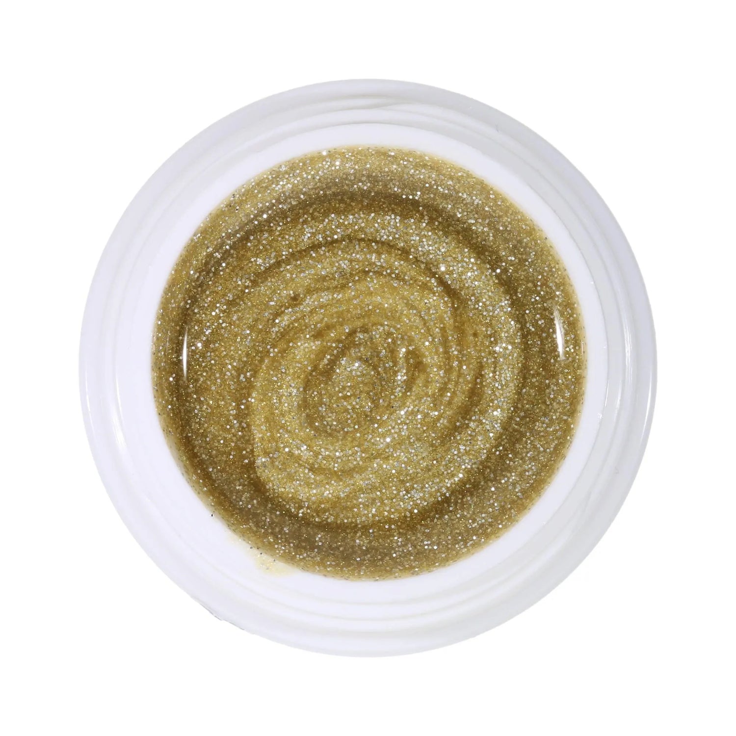 #172 Premium-GLITTER Color Gel 5ml Gold mit kräftigem Silberglitter - MSE - The Beauty Company