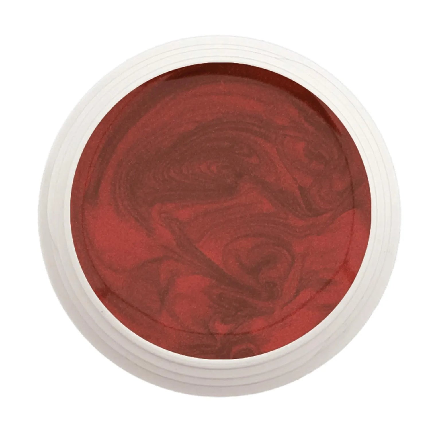 #190 Premium-EFFEKT Color Gel 5ml Dunkelrot mit dezentem rotem Perlglanz - MSE - The Beauty Company