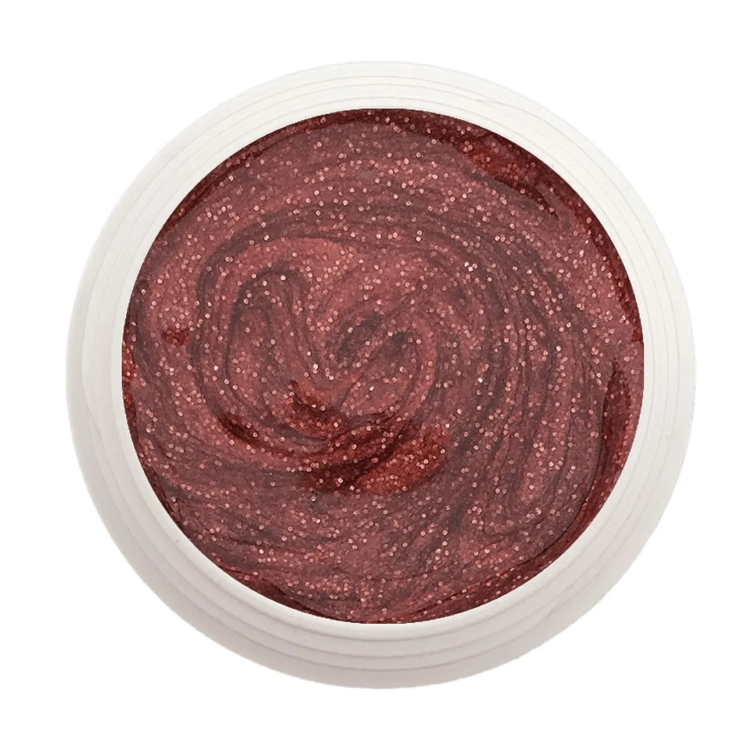 #194 Premium-GLITTER Color Gel 5ml Beerenrot mit Bronzeglitter - MSE - The Beauty Company