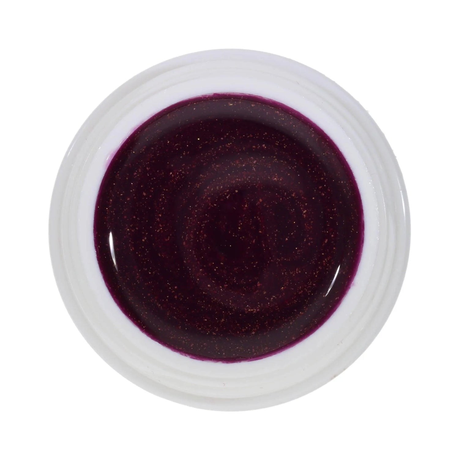 #196 Premium-EFFEKT Color Gel 5ml Dunkles Pink mit deutlichem Goldschimmer - MSE - The Beauty Company