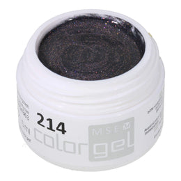 #214 Premium-EFFEKT Color Gel 5ml Dunkles Blaugrau mit ausgeprägtem Multicoloreffekt
