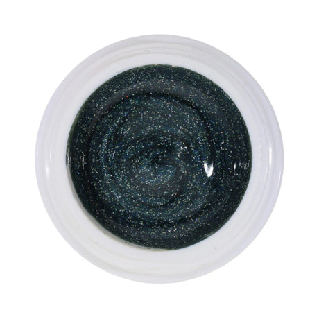 #217 Premium-GLITTER Color Gel 5ml Dunkler Petrolton in Kombination mit bronzefarbenem Glitter - MSE - The Beauty Company