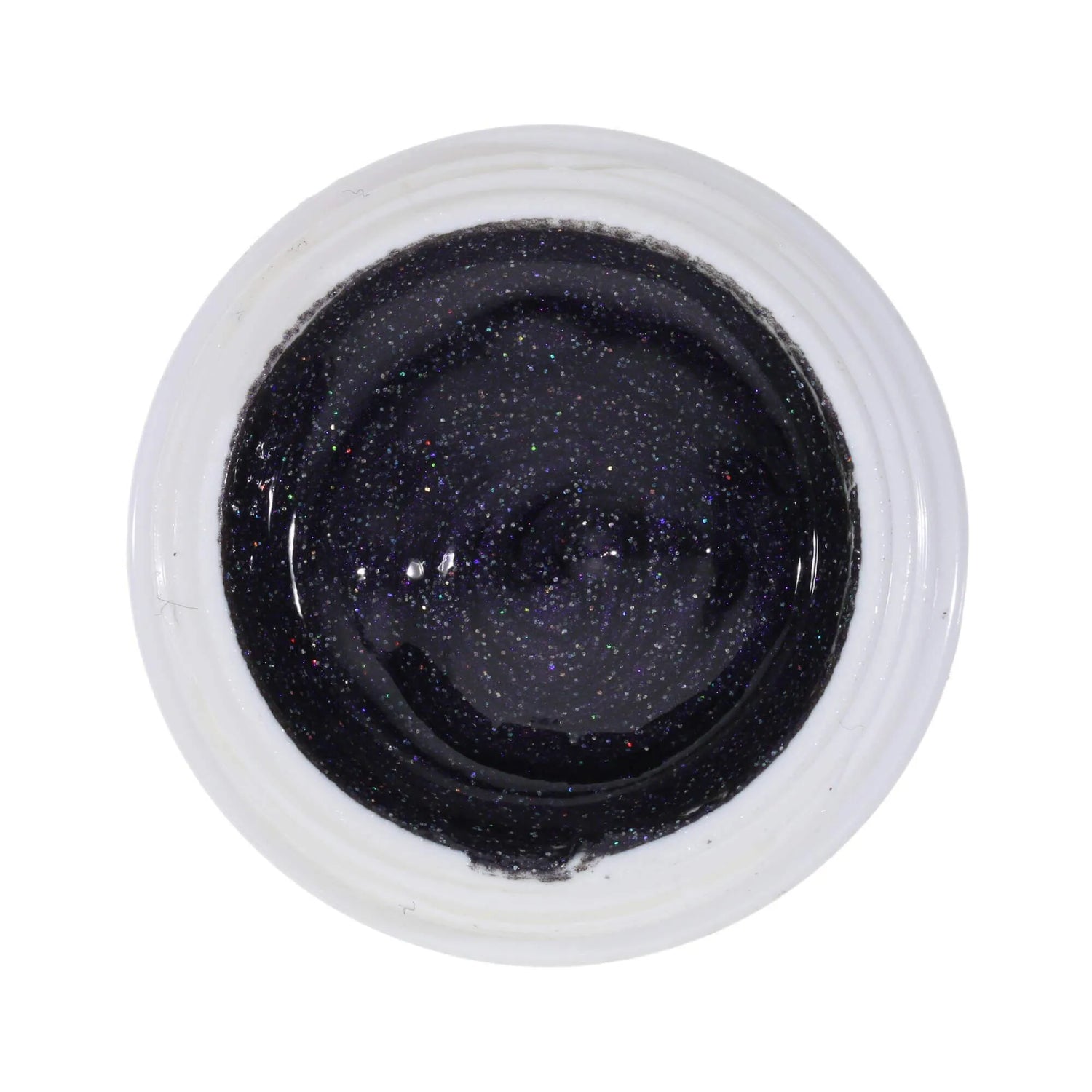 #218 Premium-GLITTER Color Gel 5ml Dunkles Violett mit ausdruckstarken Holografieeffekten - MSE - The Beauty Company