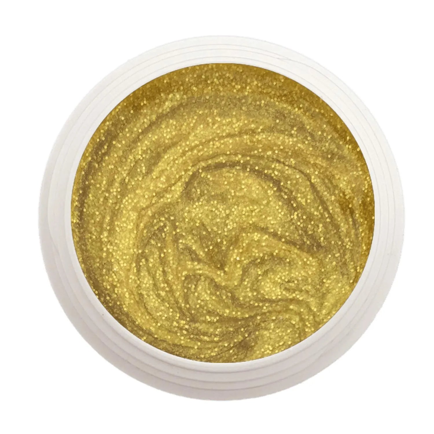 #223 Premium-GLITTER Color Gel 5ml Gold mit goldfarbenem Glitter - MSE - The Beauty Company