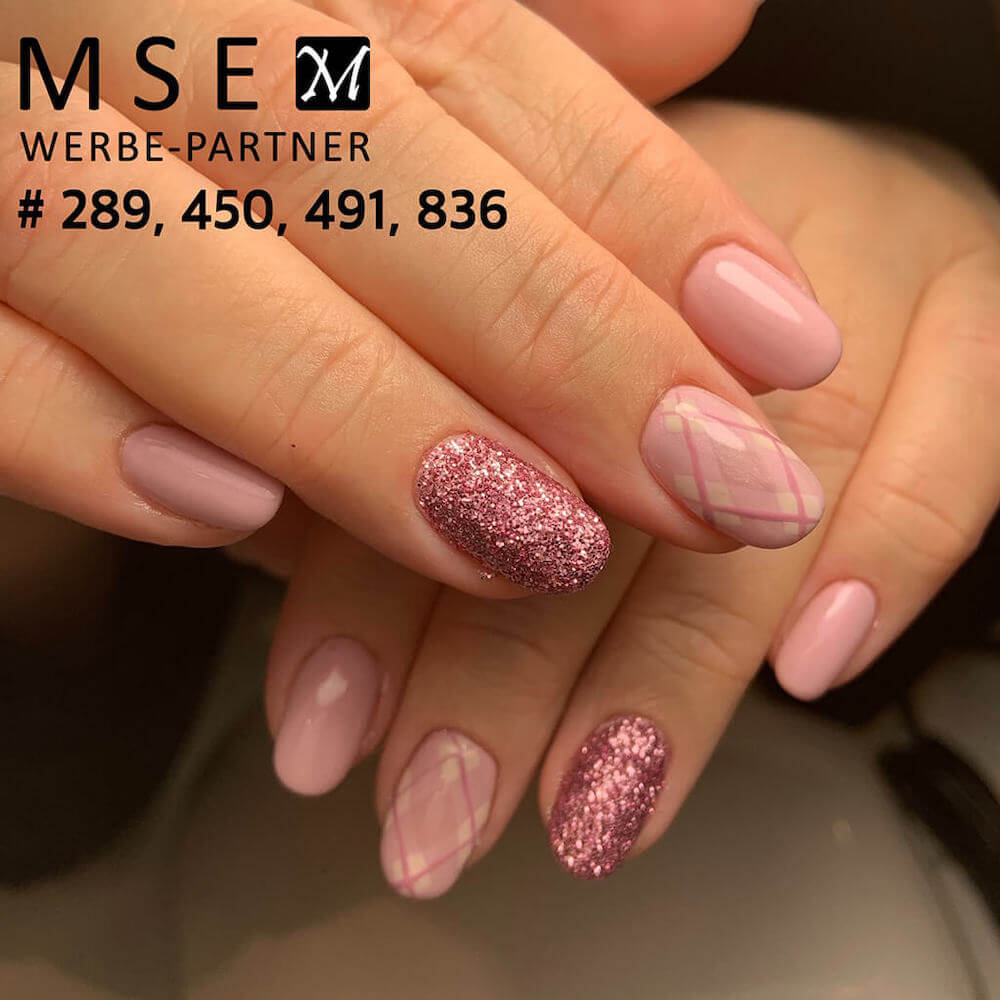#289 Premium-EFFEKT Color Gel 5ml Zartes Graurosa mit dezentem Schimmer - MSE - The Beauty Company