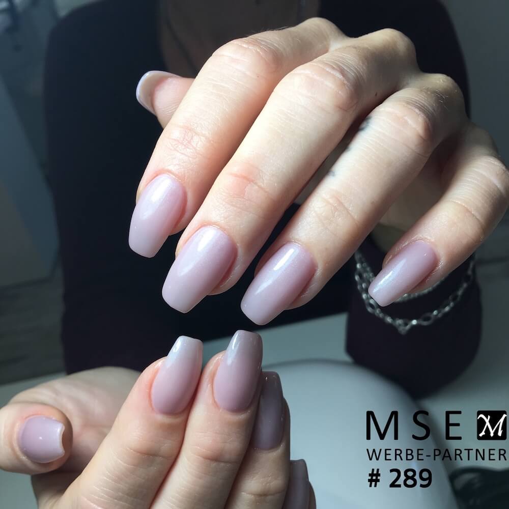 #289 Premium-EFFEKT Color Gel 5ml Zartes Graurosa mit dezentem Schimmer - MSE - The Beauty Company