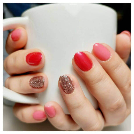#307 Premium-EFFEKT Color Gel 5ml Intensives Himbeerrot mit pinkfarbenem Schimmer - MSE - The Beauty Company