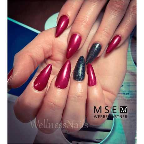 #308 Premium-EFFEKT Color Gel 5ml Kräftiges Bordeauxrot mit Schimmereffekt - MSE - The Beauty Company