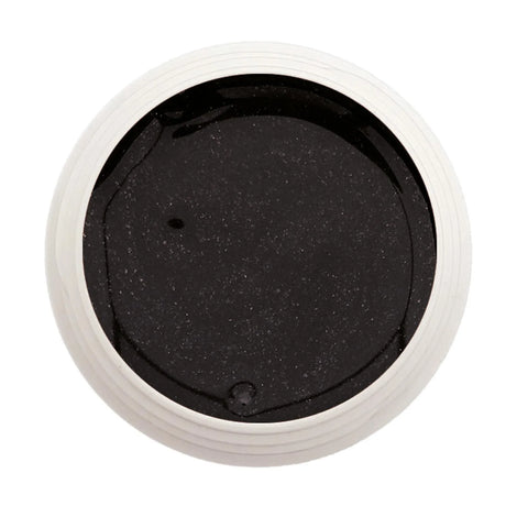 #323 Premium-EFFEKT Color Gel 5ml Schwarz mit rosafarbenem Schimmerpartikeln - MSE - The Beauty Company
