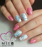 #375 Premium-EFFEKT Color Gel 5ml Zarter Türkiston mit leichtem Goldschimmer - MSE - The Beauty Company