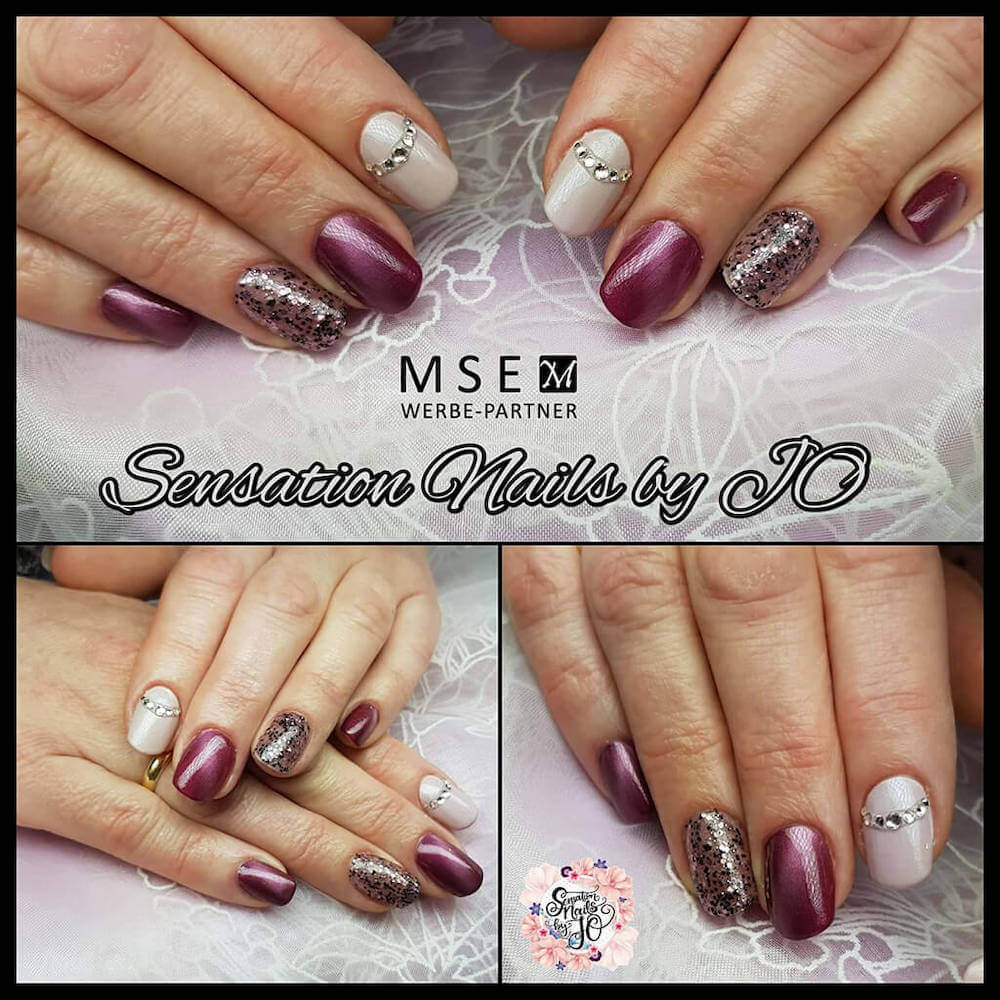#449 Premium-EFFEKT Color Gel 5ml Beige mit blausilbernem Perlglanz - MSE - The Beauty Company
