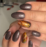 #467 Premium-EFFEKT Color Gel 5ml Schwarzrot mit dezentem Perlglanz - MSE - The Beauty Company