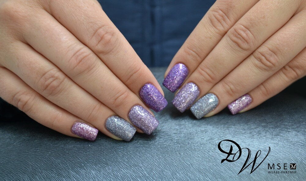#553 Premium-GLITTER Color Gel 5ml flieder - MSE - The Beauty Company