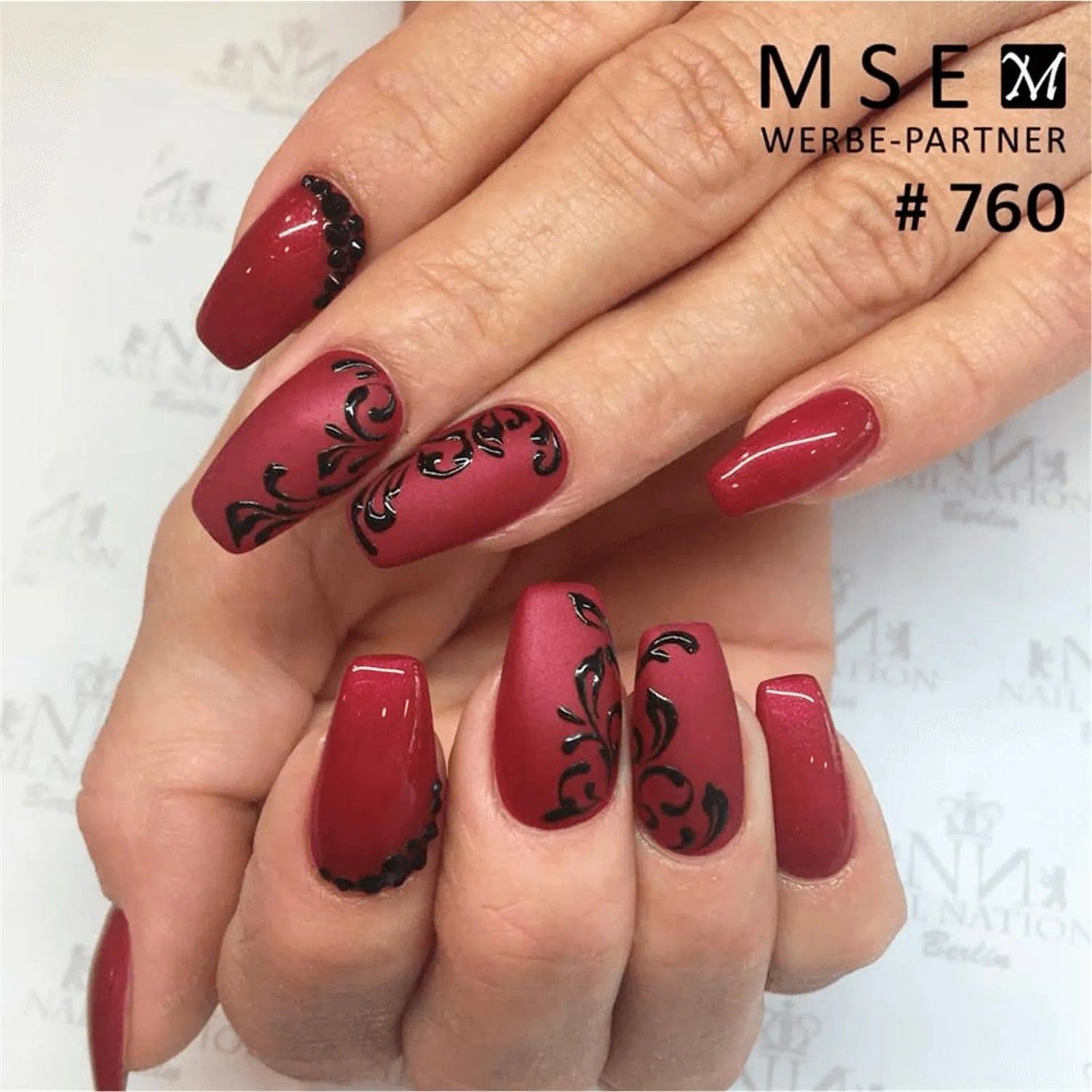 #760 Premium-EFFEKT Color Gel 5ml Rot - MSE - The Beauty Company