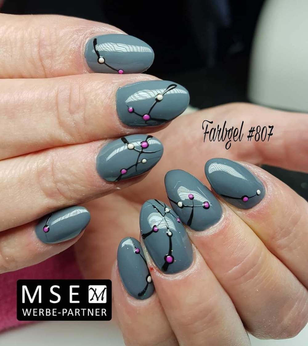 #807 Premium-PURE Color Gel 5ml Grau - MSE - The Beauty Company