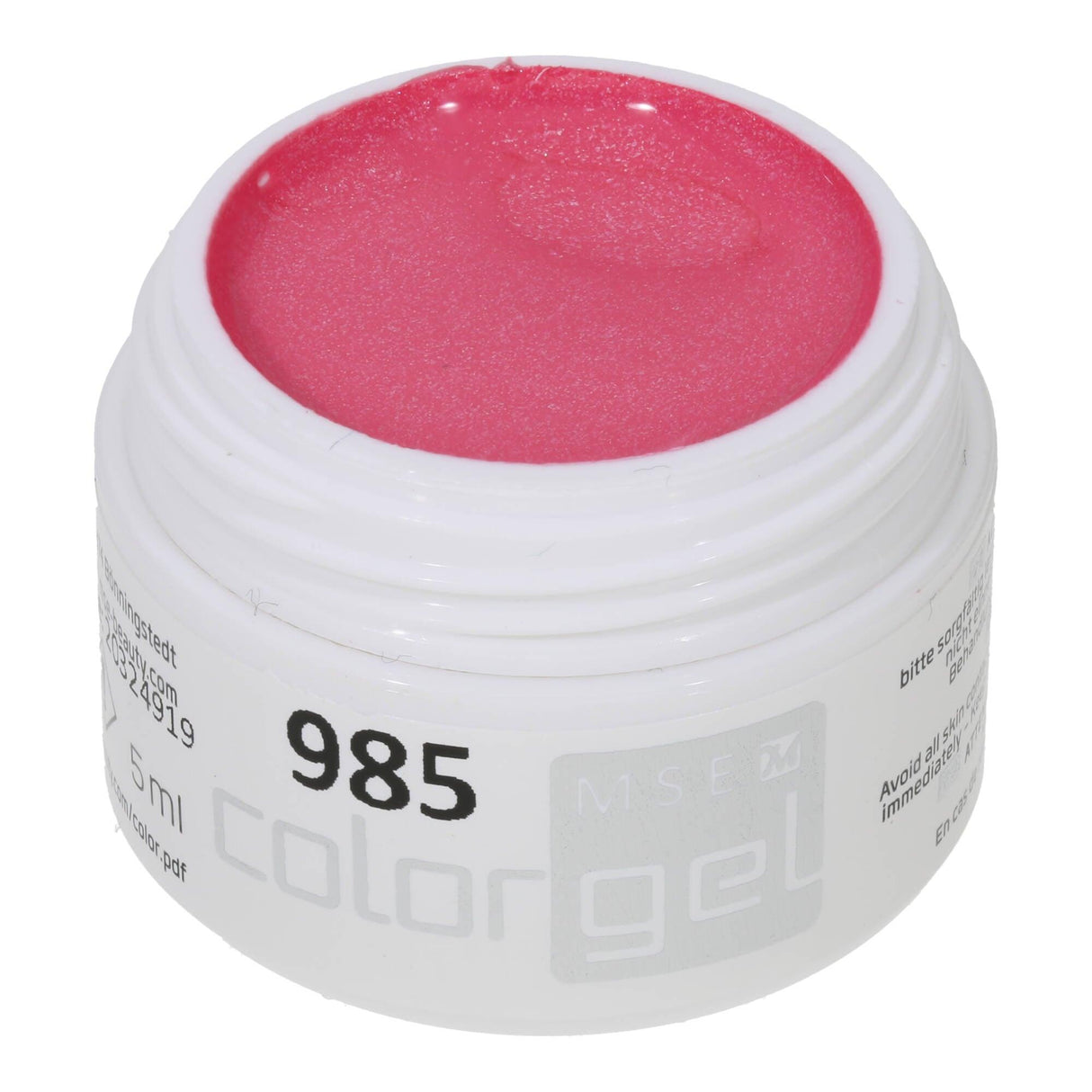 #985 Effekt Farbgel 5ml Pink - MSE - The Beauty Company