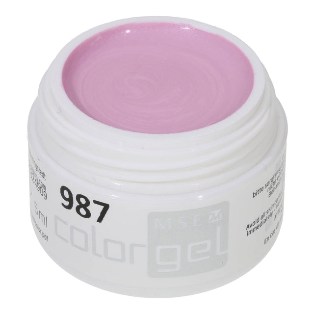 #987 Effekt Farbgel 5ml Rosa - MSE - The Beauty Company