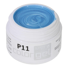 #P-11 Mother of Pearl EFFEKT Color Gel 5ml  Blau