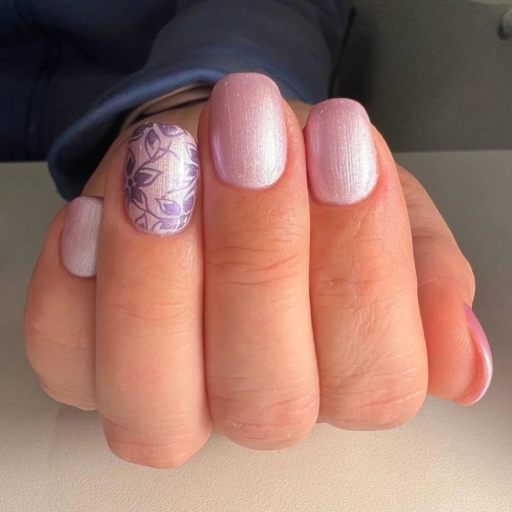 #P-16 Mother of Pearl EFFEKT Color Gel 5ml Rosa - MSE - The Beauty Company