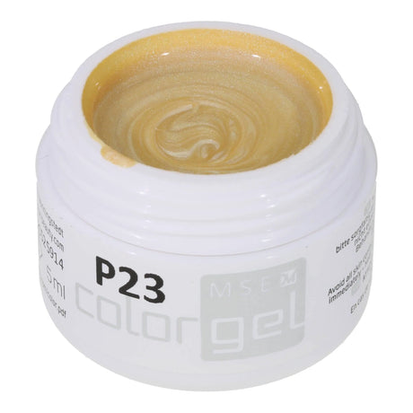 #P-23 Mother of Pearl EFFEKT Color Gel 5ml Gelb - MSE - The Beauty Company