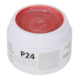 #P-24 Mother of Pearl EFFEKT Color Gel 5ml Orange