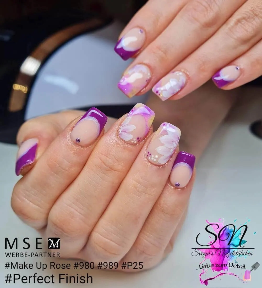 #P-25 Mother of Pearl EFFEKT Color Gel 5ml Rosa - MSE - The Beauty Company