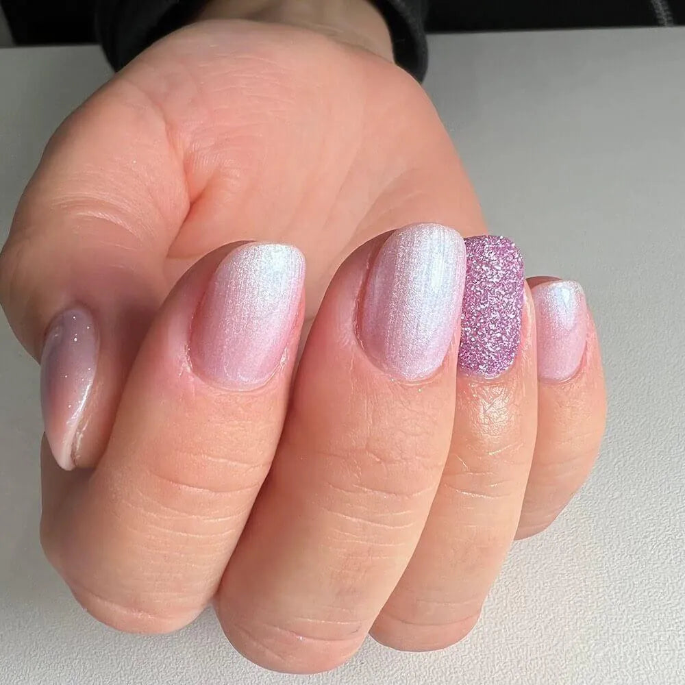 #P-32 Mother of Pearl EFFEKT Color Gel 5ml Rosa - MSE - The Beauty Company