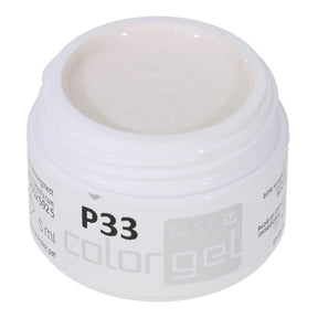 #P-33 Mother of Pearl EFFEKT Color Gel 5ml Weiss - MSE - The Beauty Company