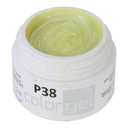 #P-38 Mother of Pearl EFFEKT Color Gel 5ml Gelb