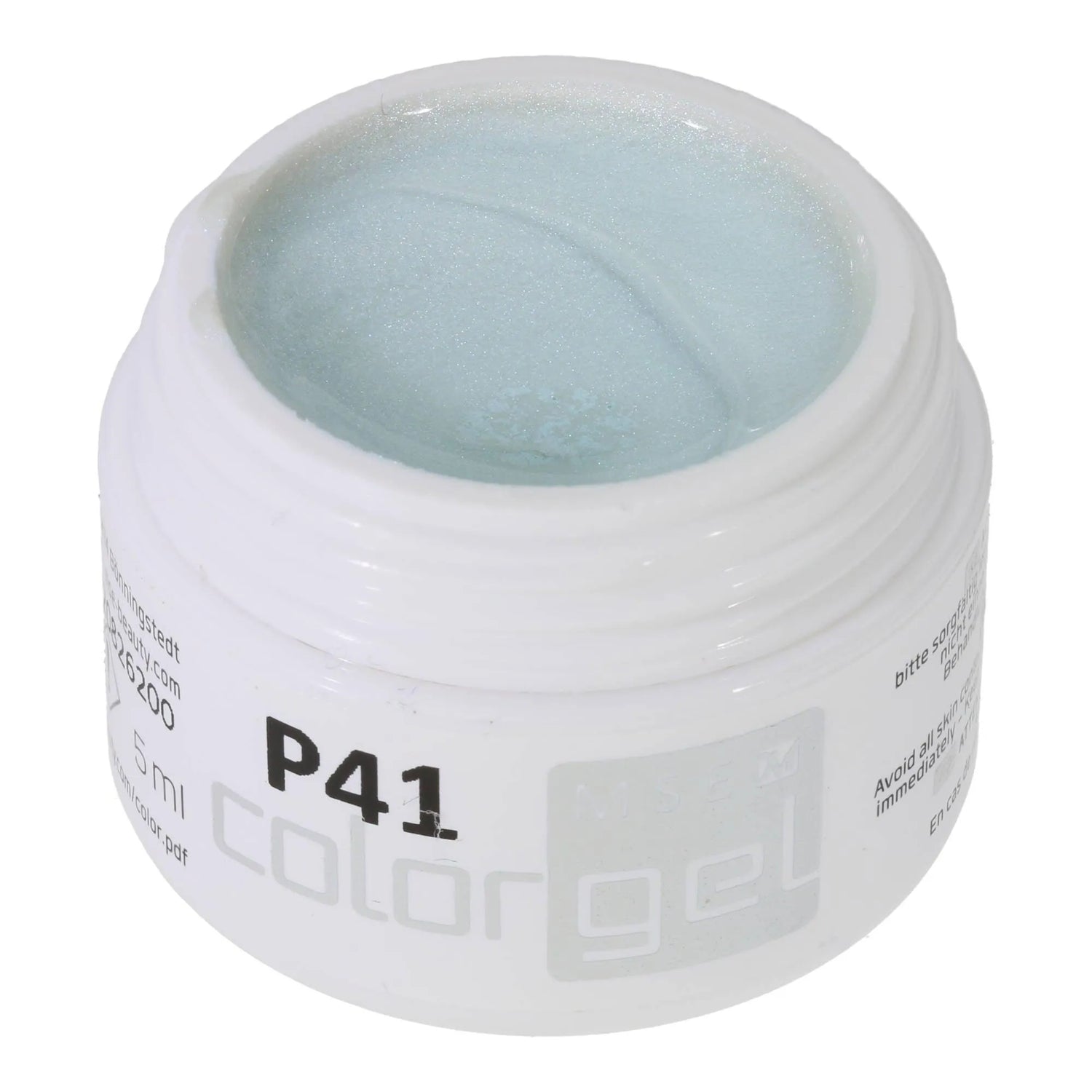 #P-41 Mother of Pearl EFFEKT Color Gel 5ml Weiss - MSE - The Beauty Company