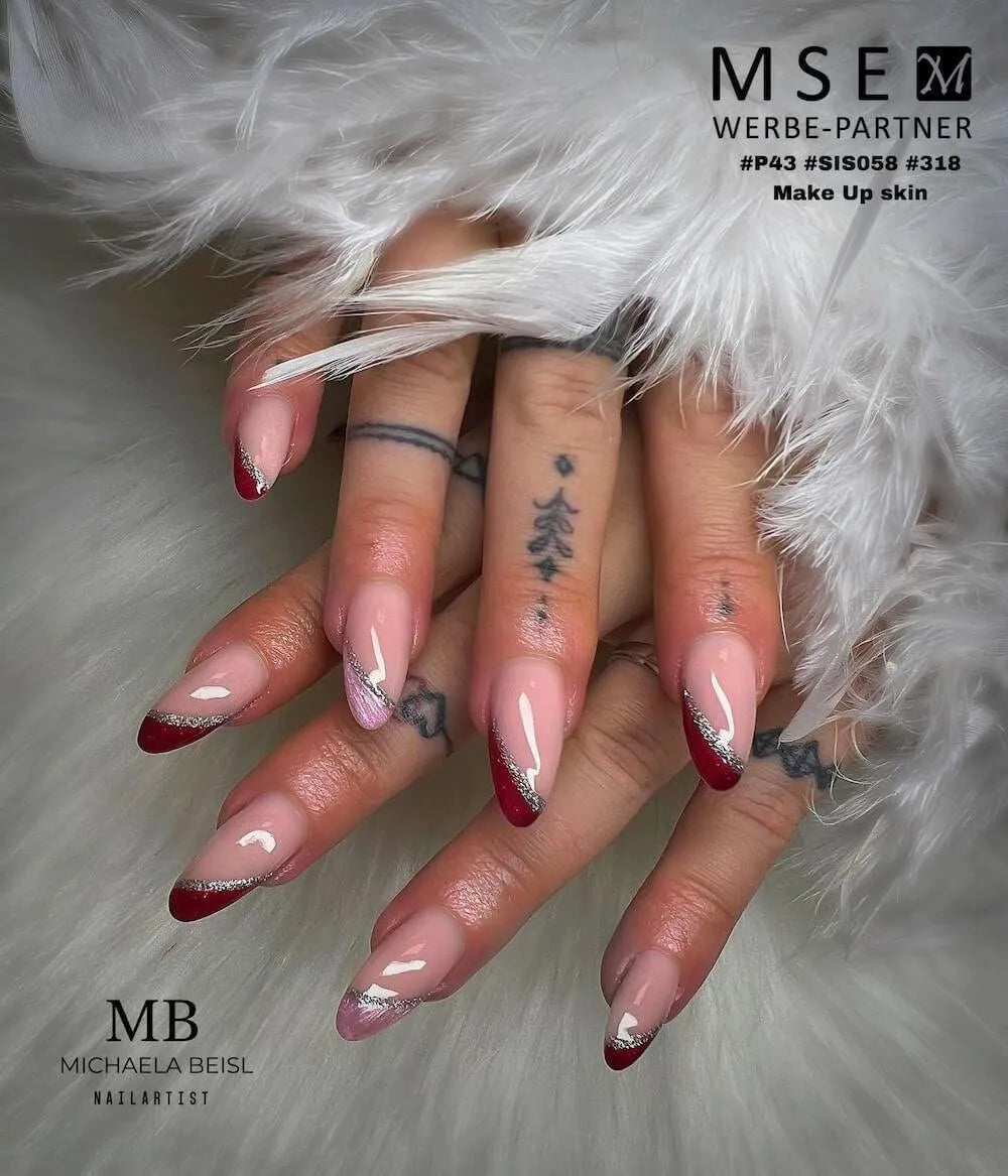 #P-43 Mother of Pearl EFFEKT Color Gel 5ml Rosa - MSE - The Beauty Company