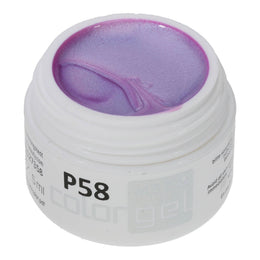 #P-58Mother of Pearl EFFEKT Color Gel 5ml Flieder