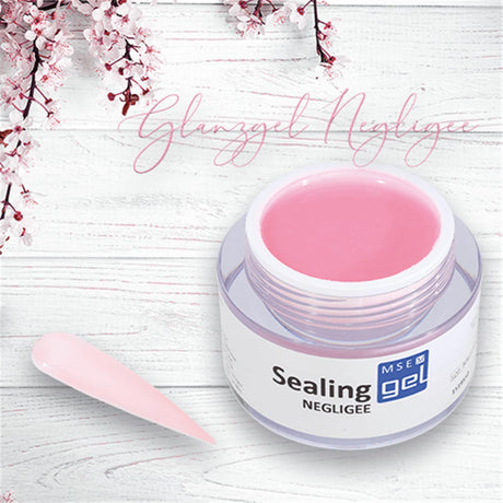 MSE Gel 195: Glanz Gel Negligé / Sealing Gel Negligé 50ml - MSE - The Beauty Company