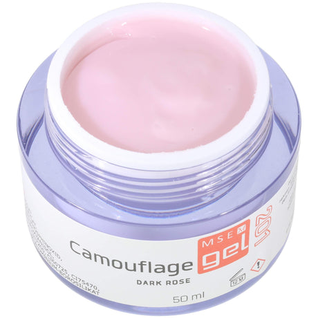 MSE Gel 201: Camouflage Gel Dunkelrosa / Dark Rose 50ml - MSE - The Beauty Company