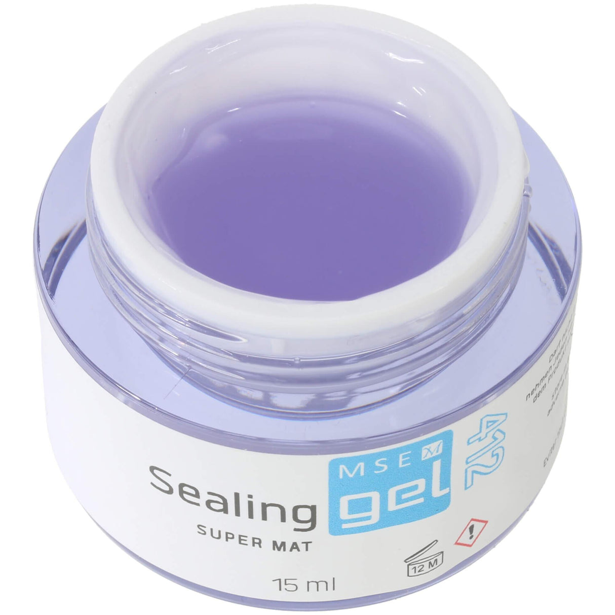 MSE Gel 412: MSE Glanzgel Supermatt / Sealing mat 15ml - MSE - The Beauty Company