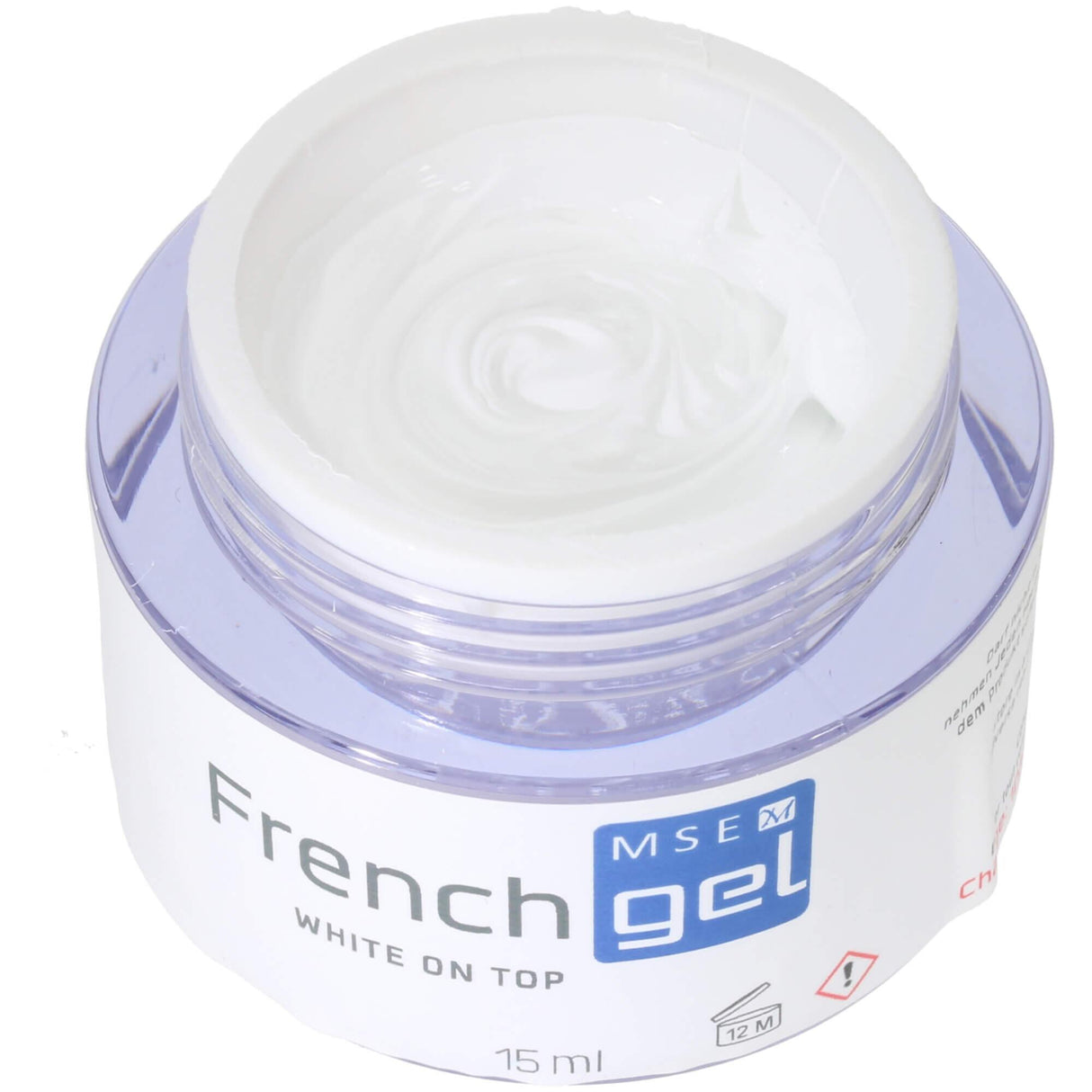 MSE Gel 504: White On Top Gel 15ml - MSE - The Beauty Company