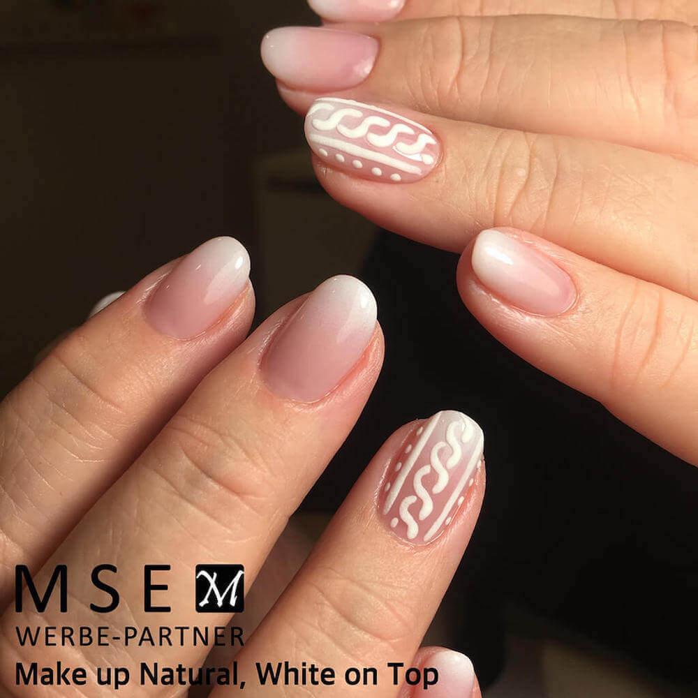 MSE Gel 504: White On Top Gel 15ml - MSE - The Beauty Company