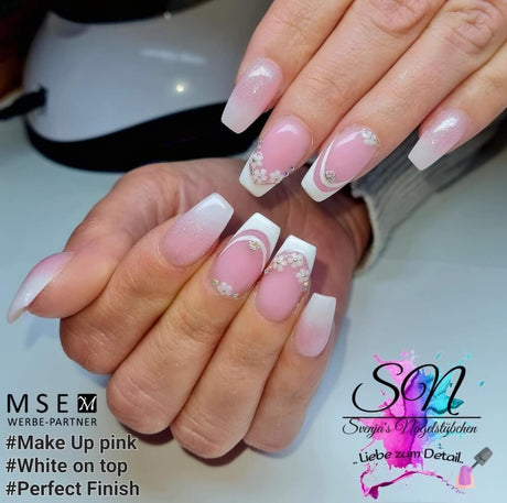 MSE Gel 504: White On Top 50ml - MSE - The Beauty Company