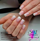 MSE Gel 504: White On Top 50ml - MSE - The Beauty Company