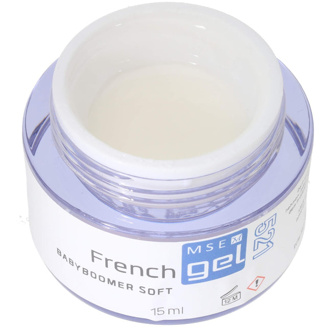 MSE Gel 521: Babyboomer white 15ml - MSE - The Beauty Company