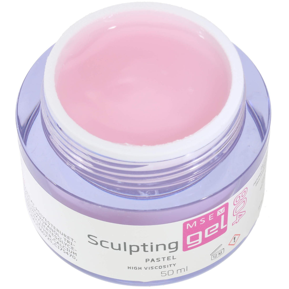 MSE Gel 804: Schablonen Gel pastell hochviskose / Sculpting pastel high-viscosity 50ml - MSE - The Beauty Company