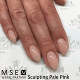 MSE Gel 811: Schablonen Gel blass pink, mittelviskose / Sculpting pale pink medium-viscosity 15ml - MSE - The Beauty Company