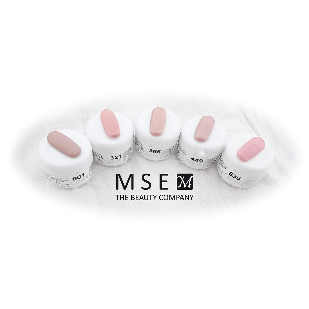 Farbgel Set: Nudetöne - MSE - The Beauty Company