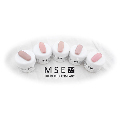 Farbgel Set: Nudetöne - MSE - The Beauty Company