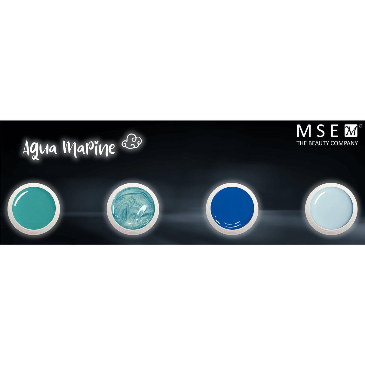 Farbgel Set: Aqua Marine - MSE - The Beauty Company