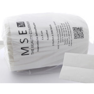 Hisopos de celulosa MSE, 2x rollos de 500 sin pelusa | Almohadillas de celulosa